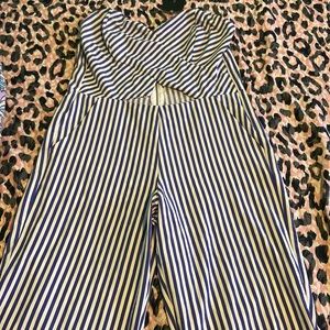 Fashionnova tube cutout front jumpsuit